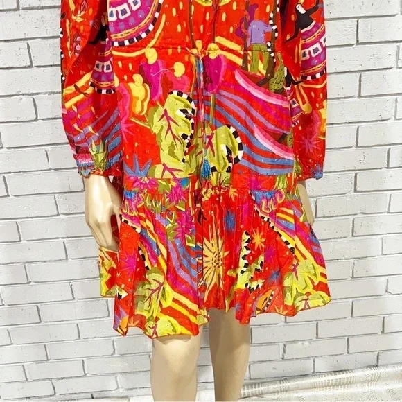 Farm Rio Women’s Magic Forest Cotton Dress - Picture 10 of 12